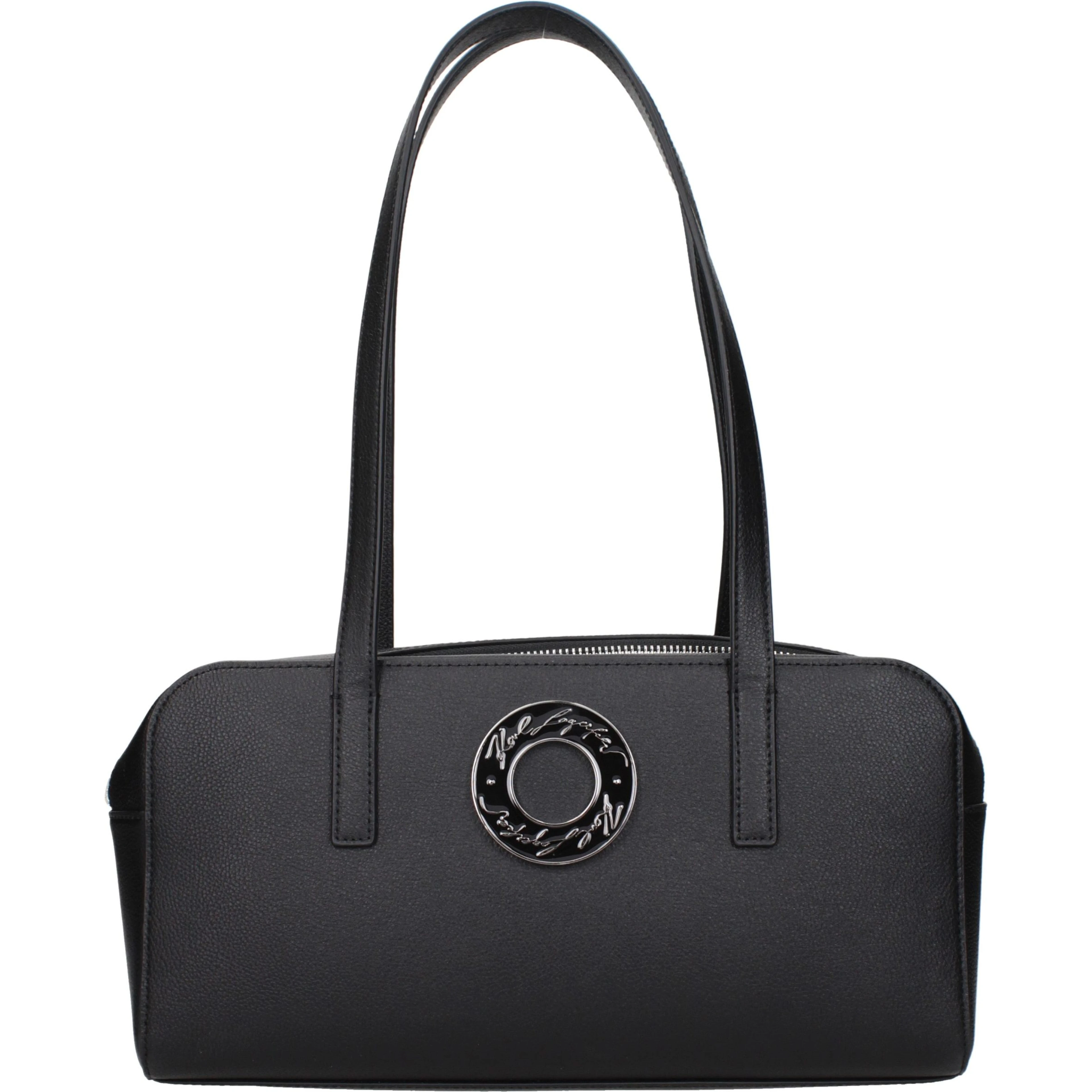 Black Leather Shoulder Bag