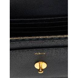 Blue Calfskin Crossbody Bag