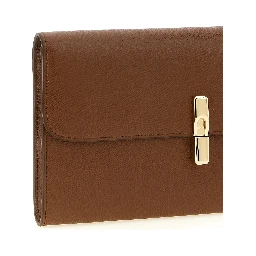 Brown Calfskin Clutch Bag