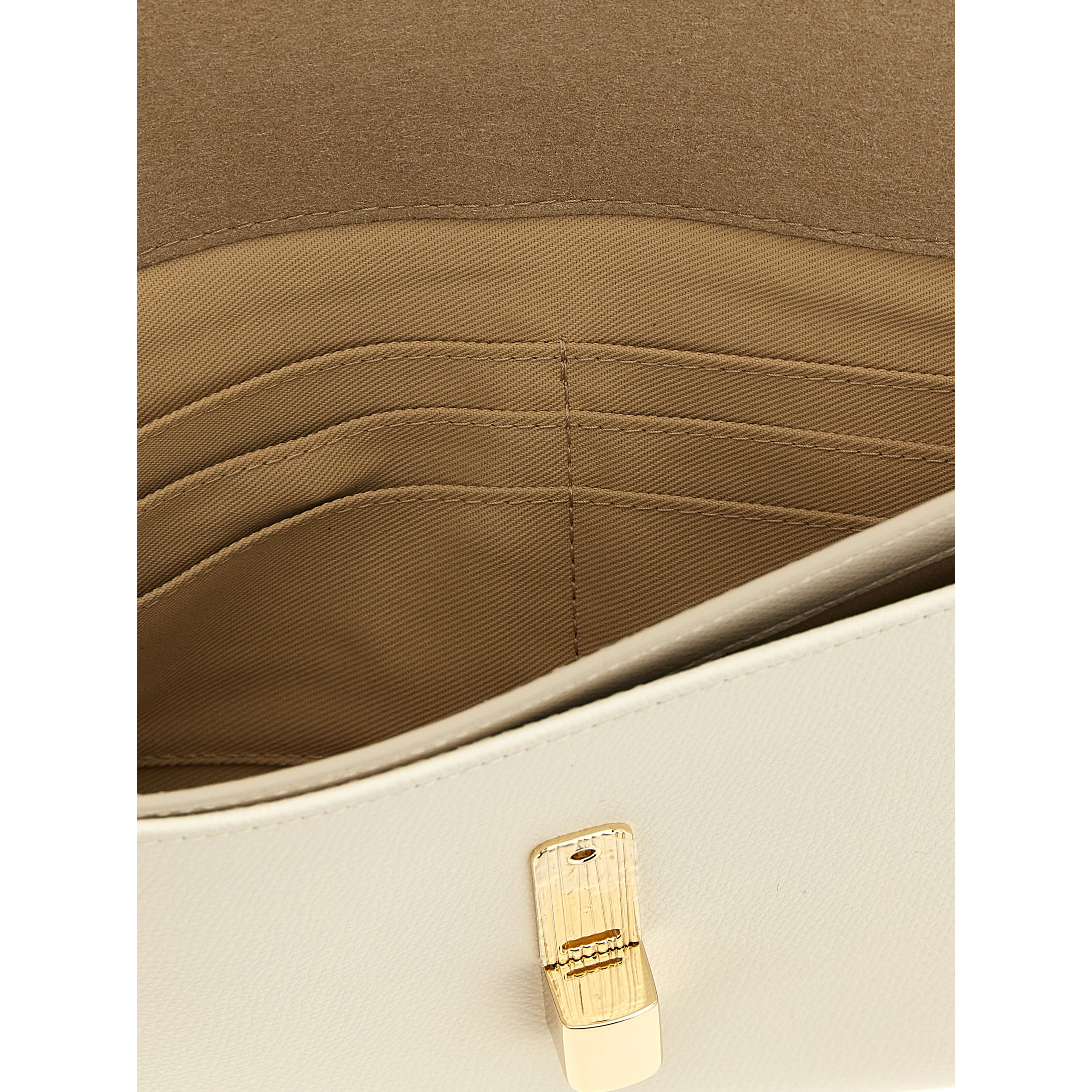 White Calfskin Clutch Bag