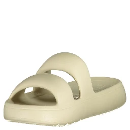 Beige Polyurethane Women's Slipper