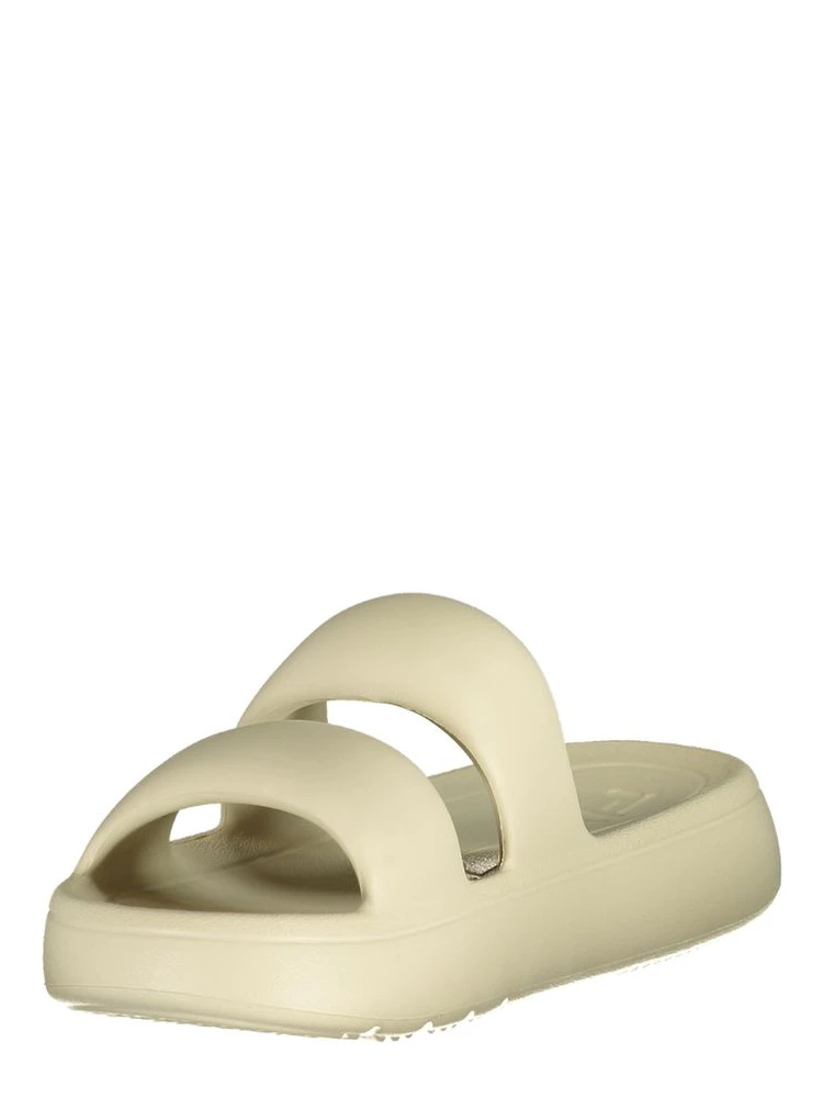 Beige Polyurethane Women's Slipper alternative