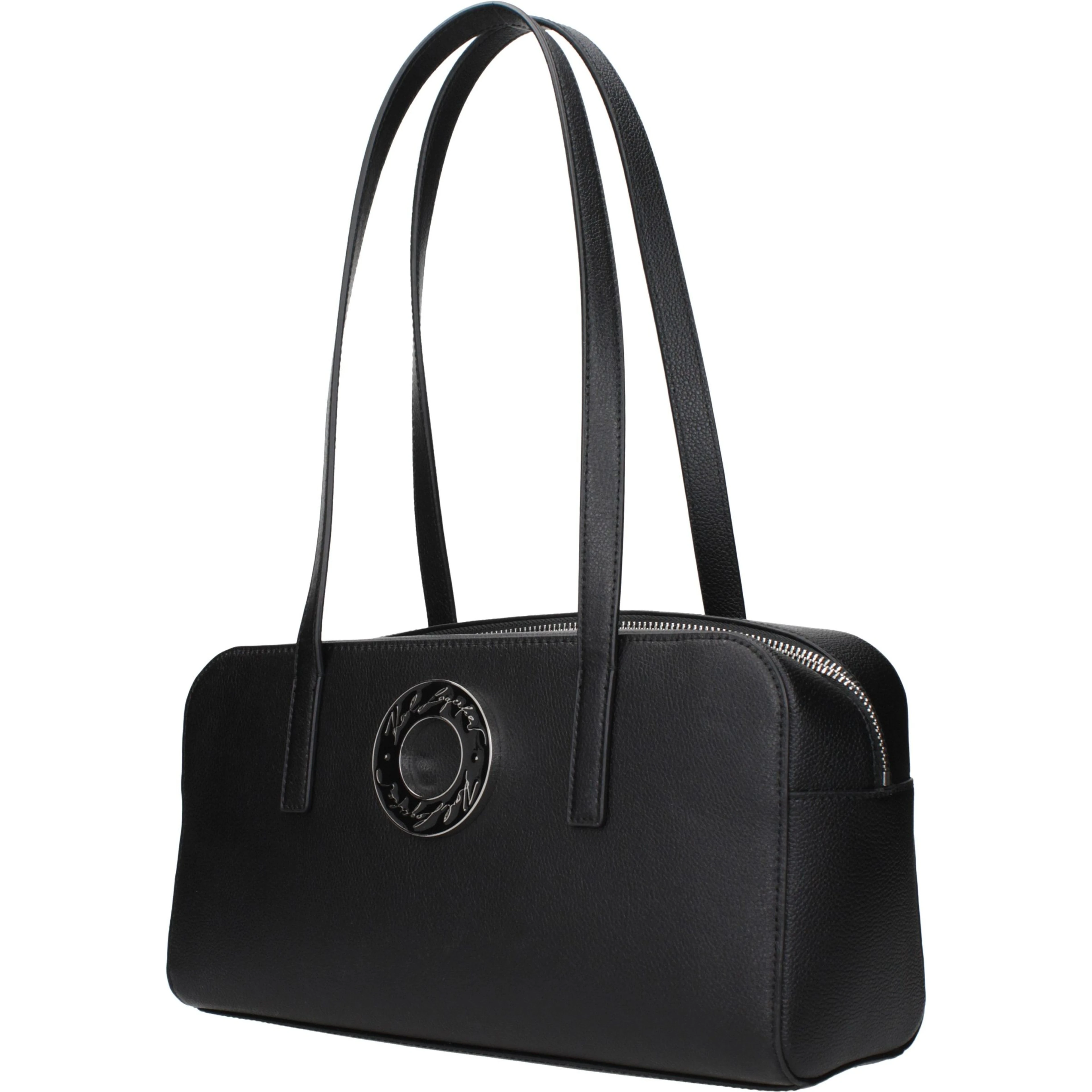 Black Leather Shoulder Bag