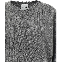Gray Cashmere Cardigan