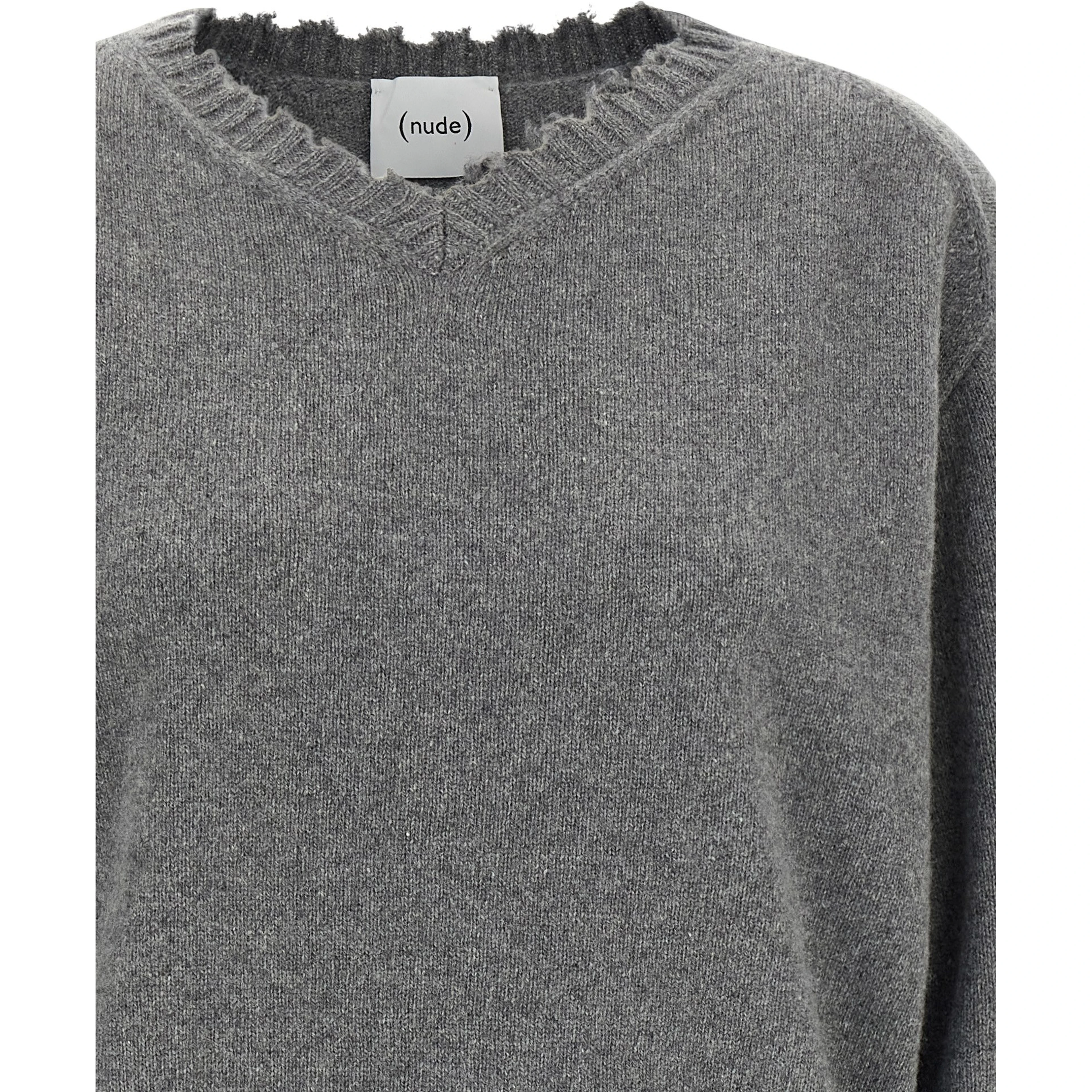 Gray Cashmere Cardigan