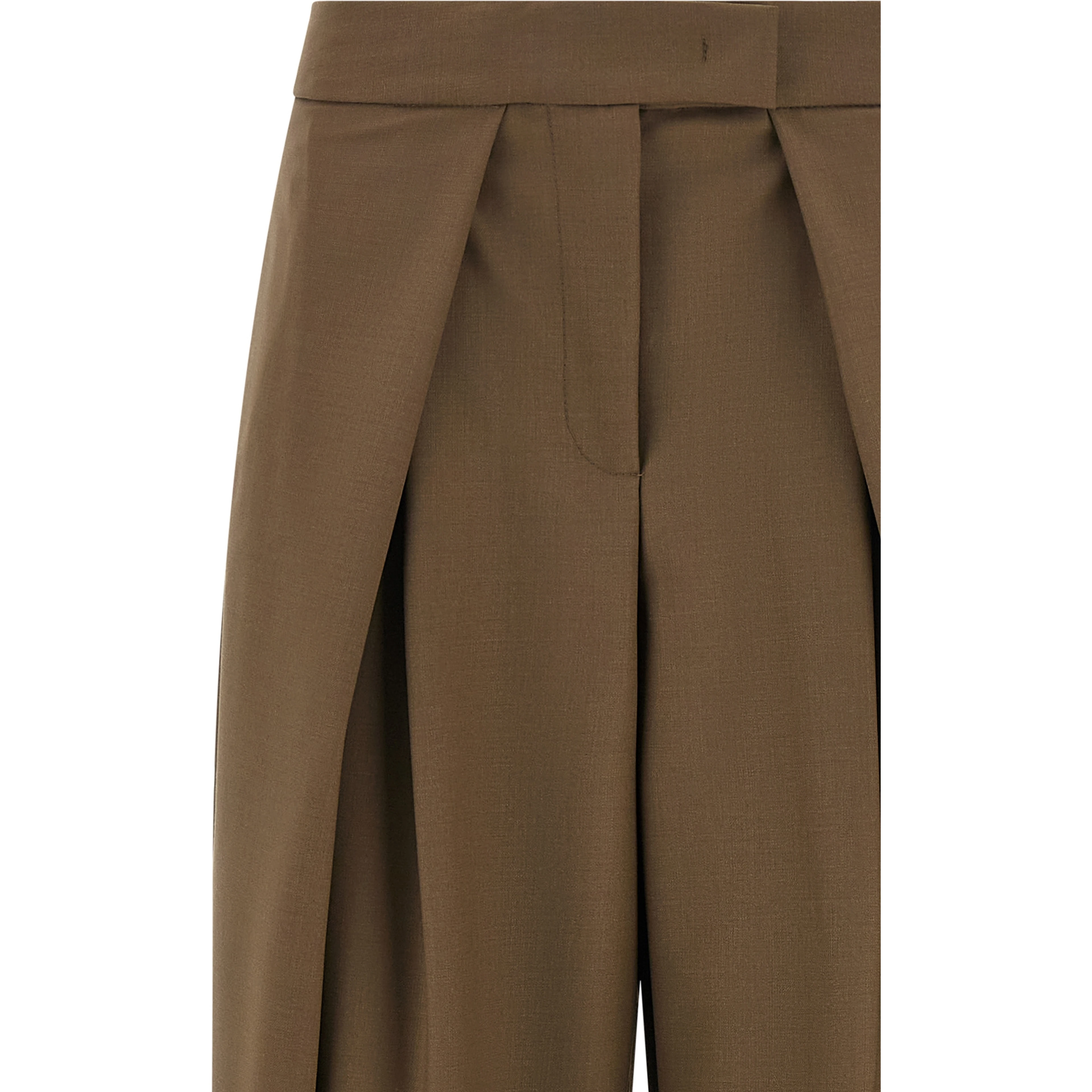 Brown Wool Pants