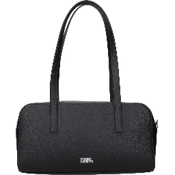 Black Leather Shoulder Bag