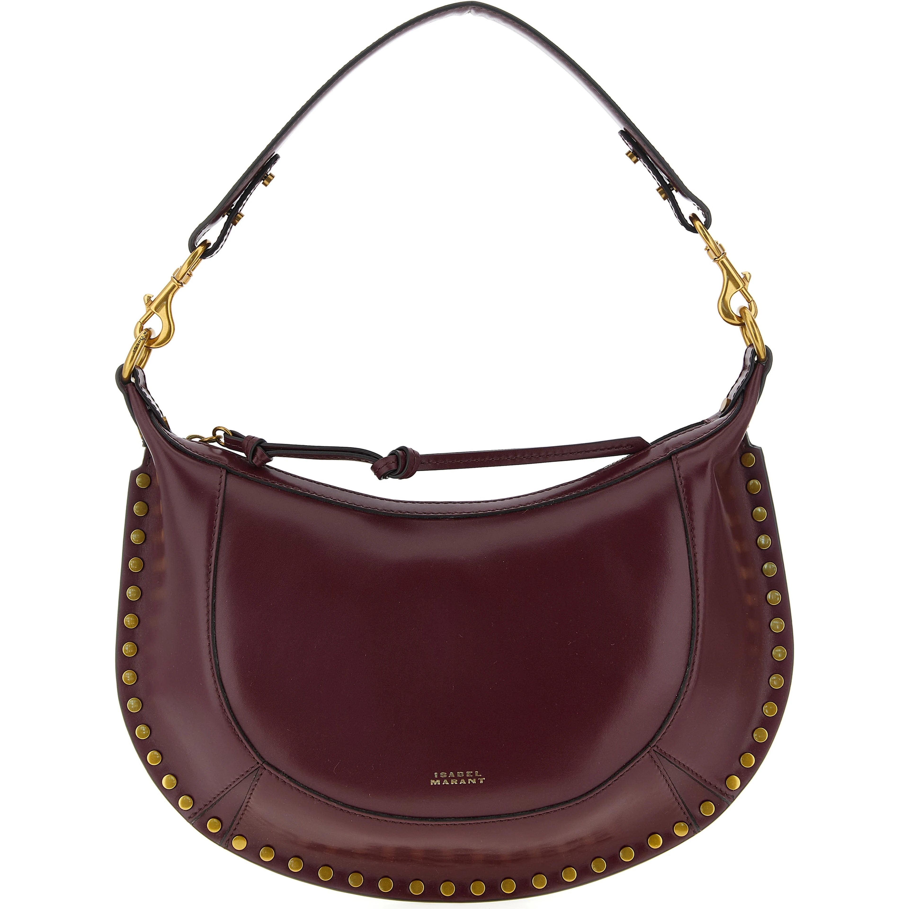 Bordeaux Calfskin Shoulder Bag