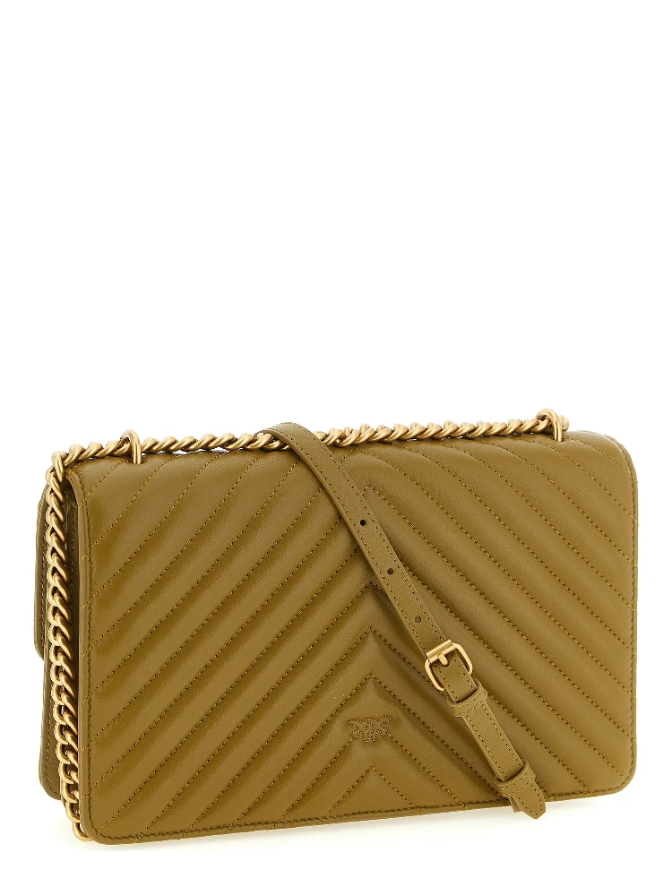 Bicolor Lambskin Crossbody Bag alternative