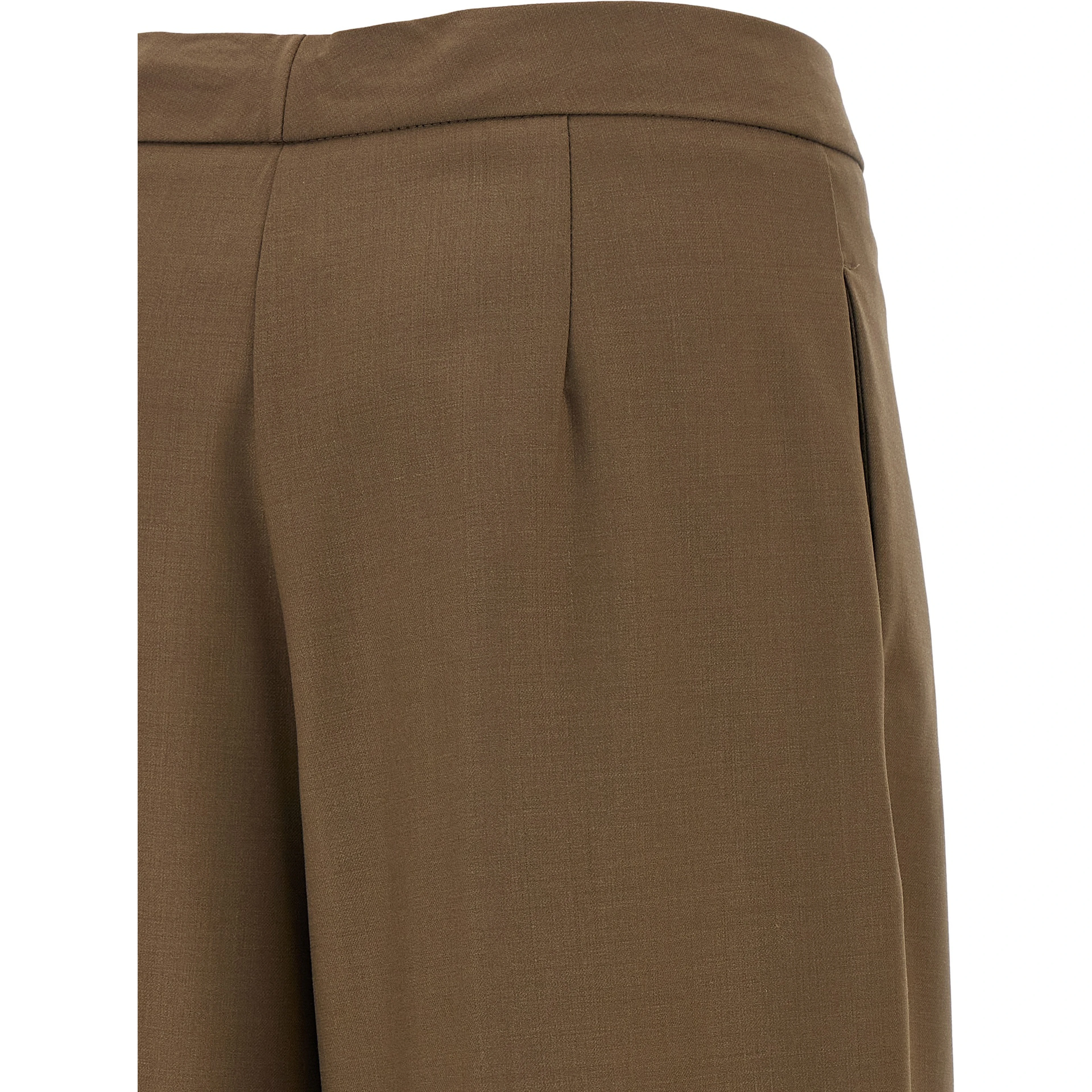 Brown Wool Pants