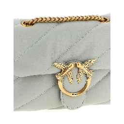 Gray Lamb Fur Crossbody Bag