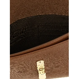Brown Calfskin Clutch Bag