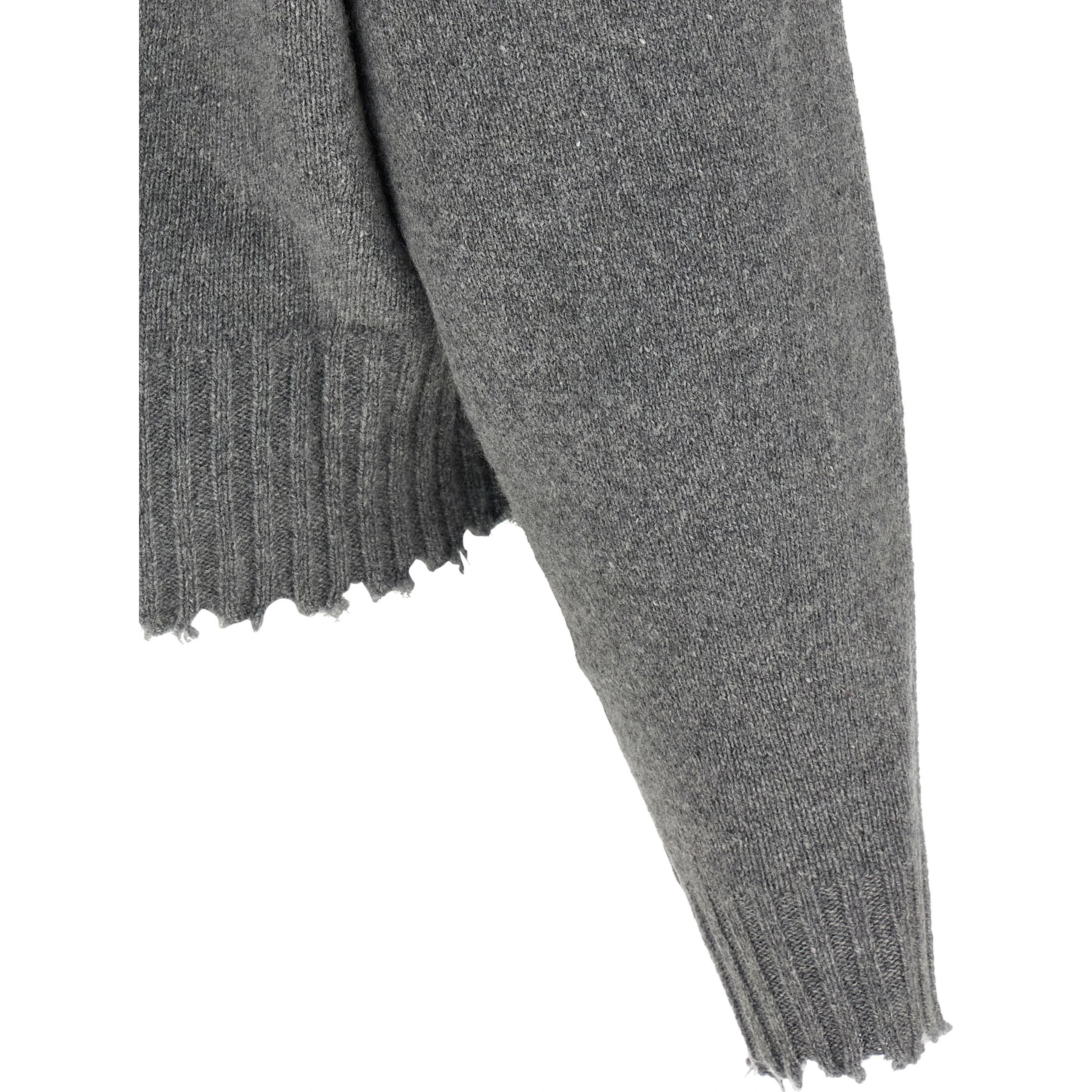 Gray Cashmere Cardigan