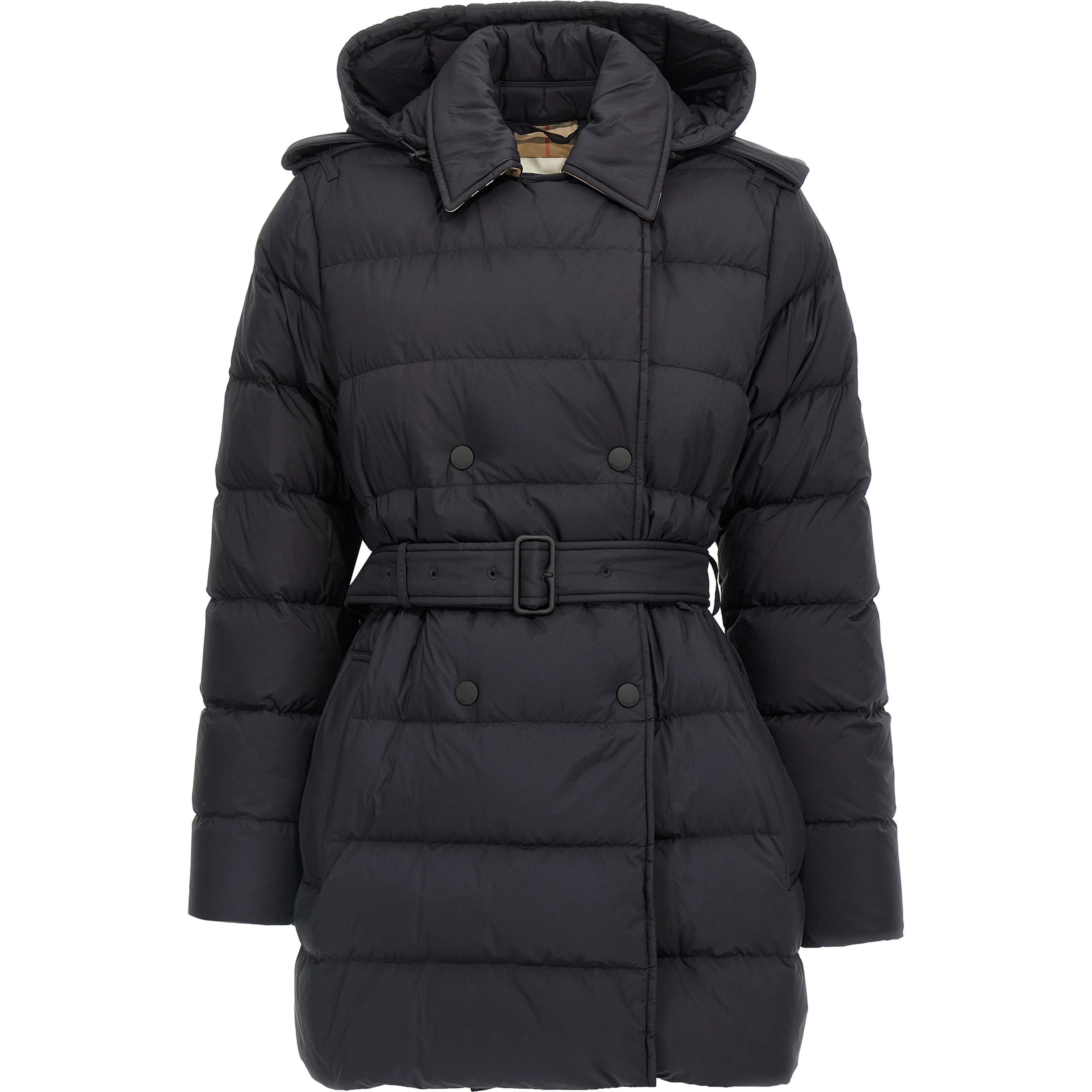 Black Polyamide Coat