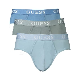 Blue Cotton Men's Underwear