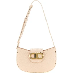 Multicolor Calfskin Shoulder Bag
