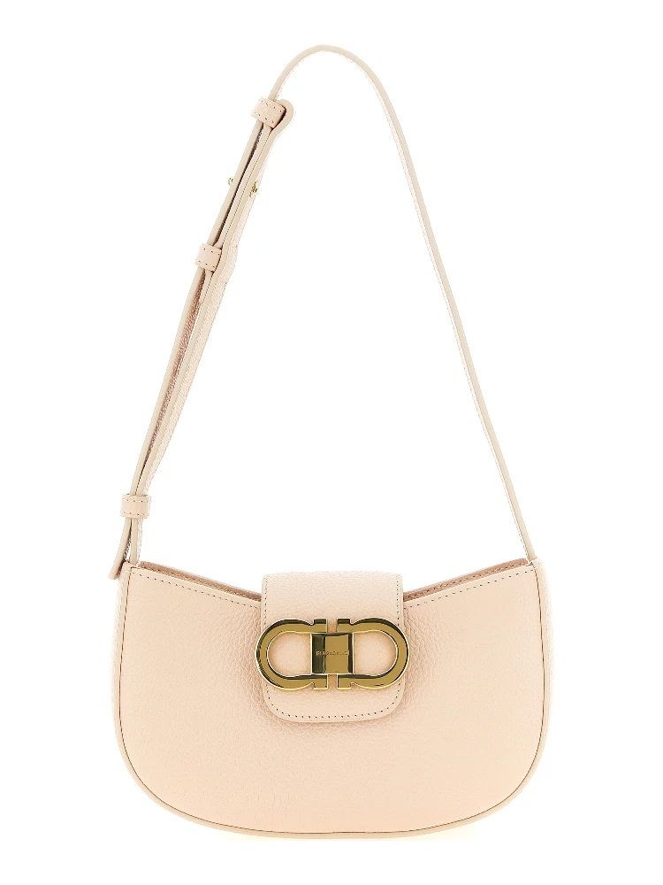 Multicolor Calfskin Shoulder Bag