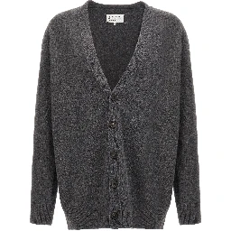 Gray Wool Cardigan
