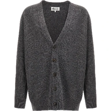 Gray Wool Cardigan