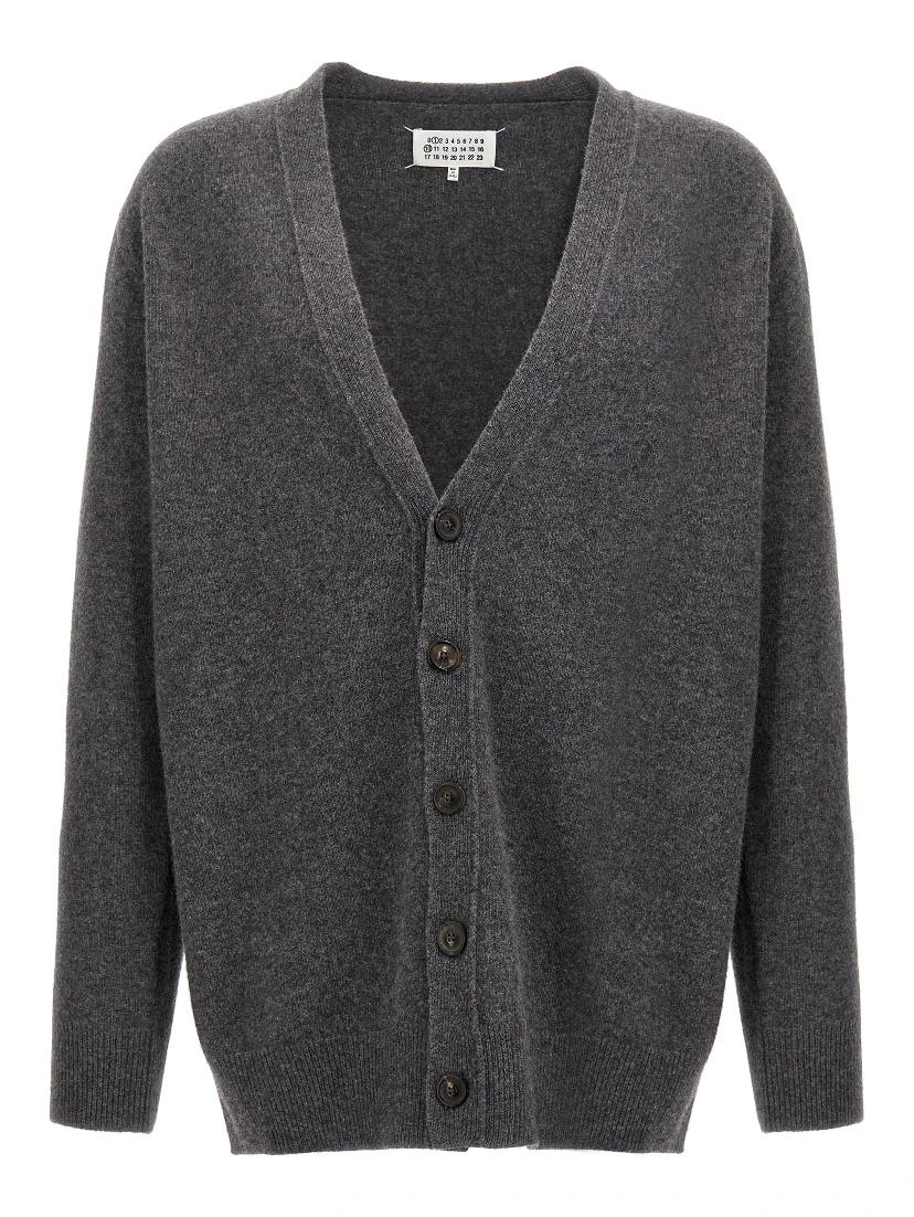 Gray Wool Cardigan