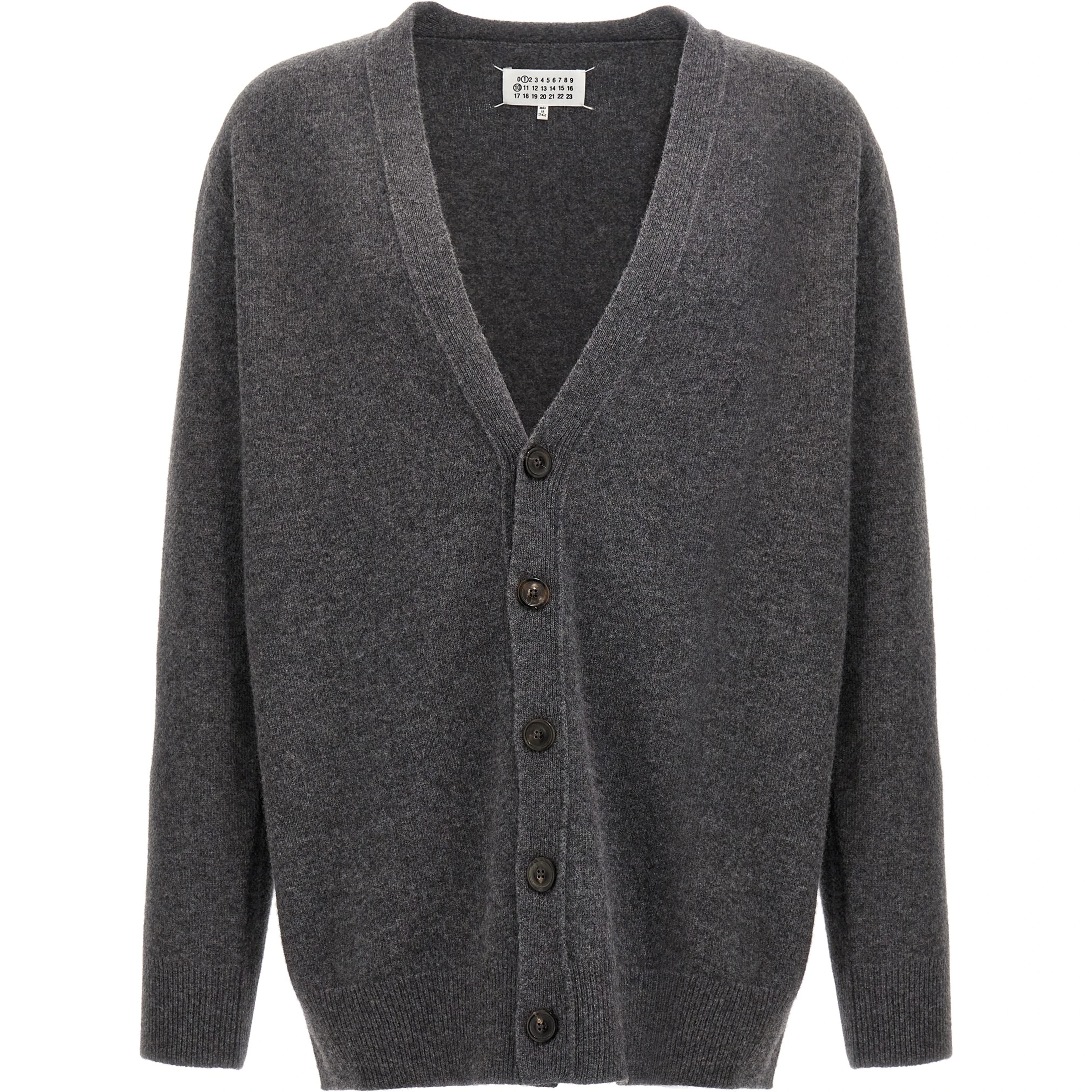 Gray Wool Cardigan