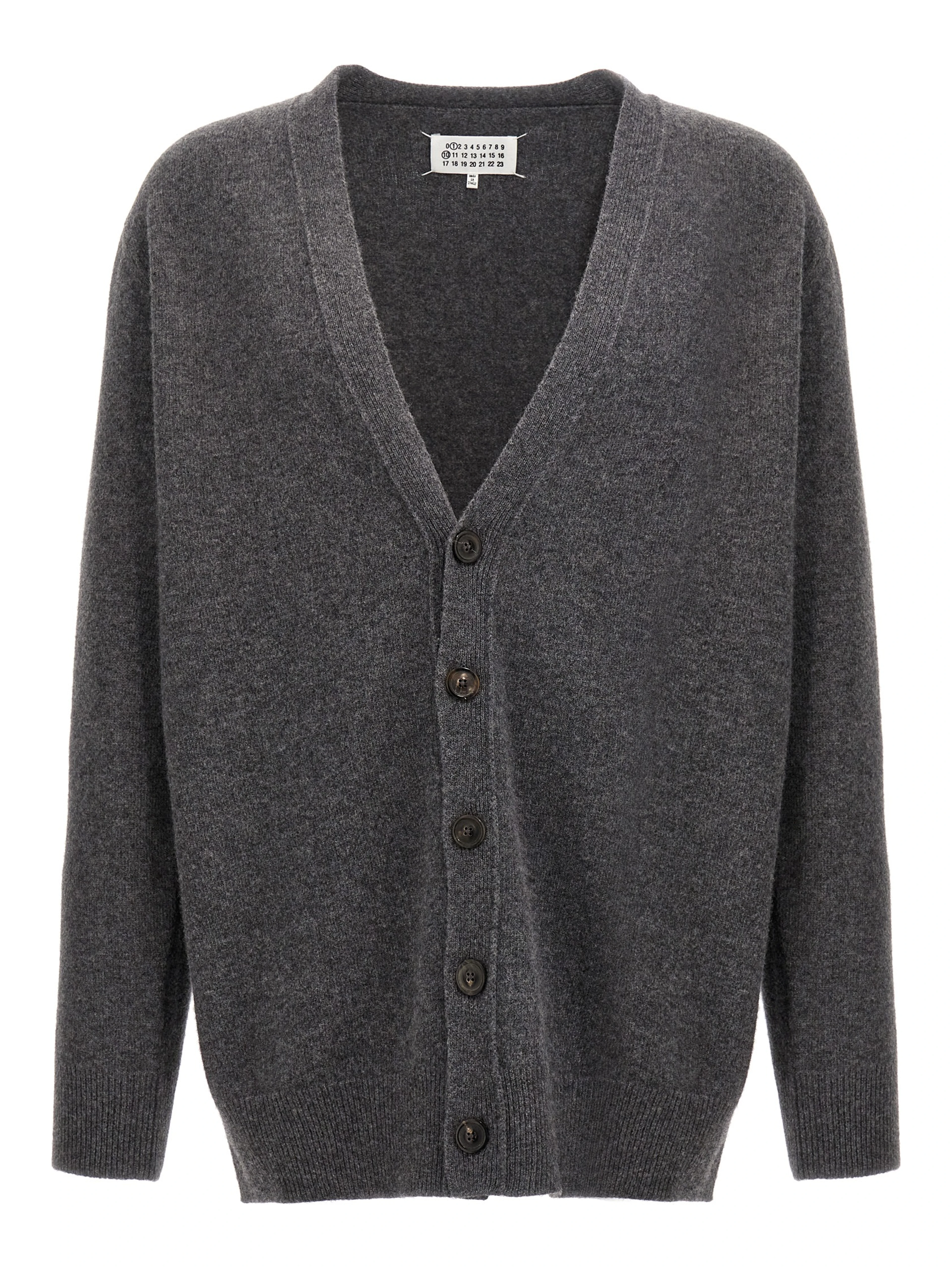 Gray Wool Cardigan
