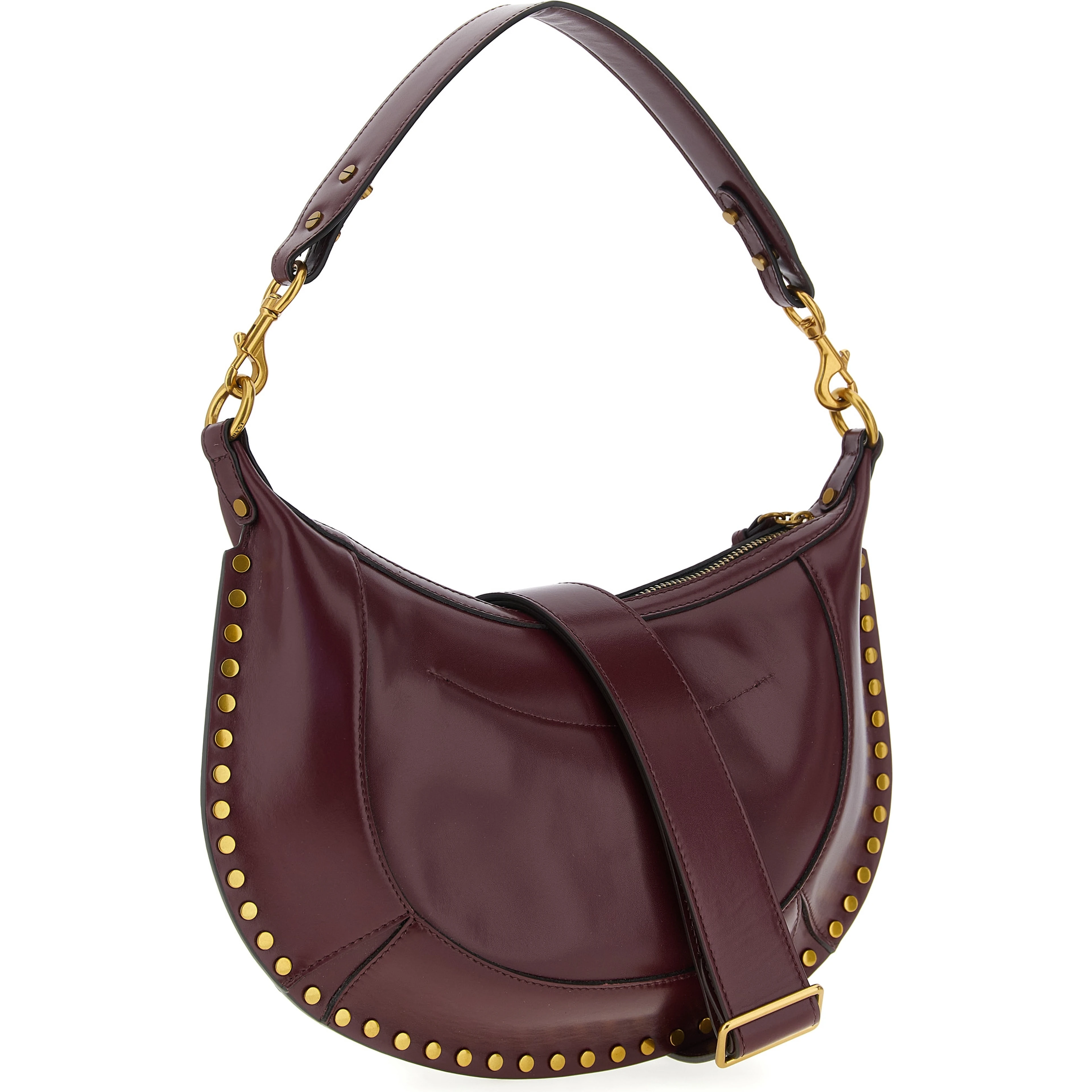 Bordeaux Calfskin Shoulder Bag