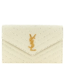 White Calfskin Clutch Bag