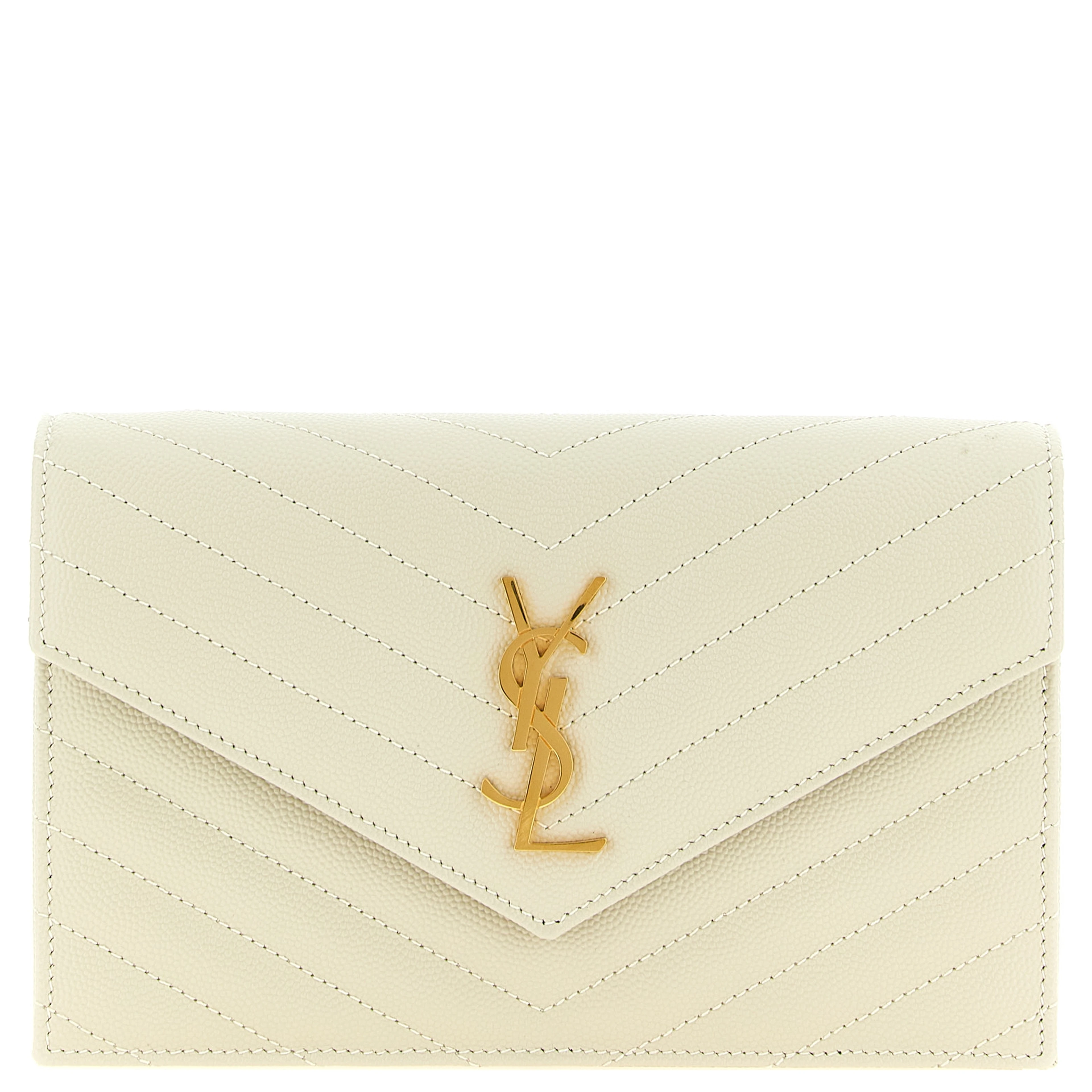 White Calfskin Clutch Bag