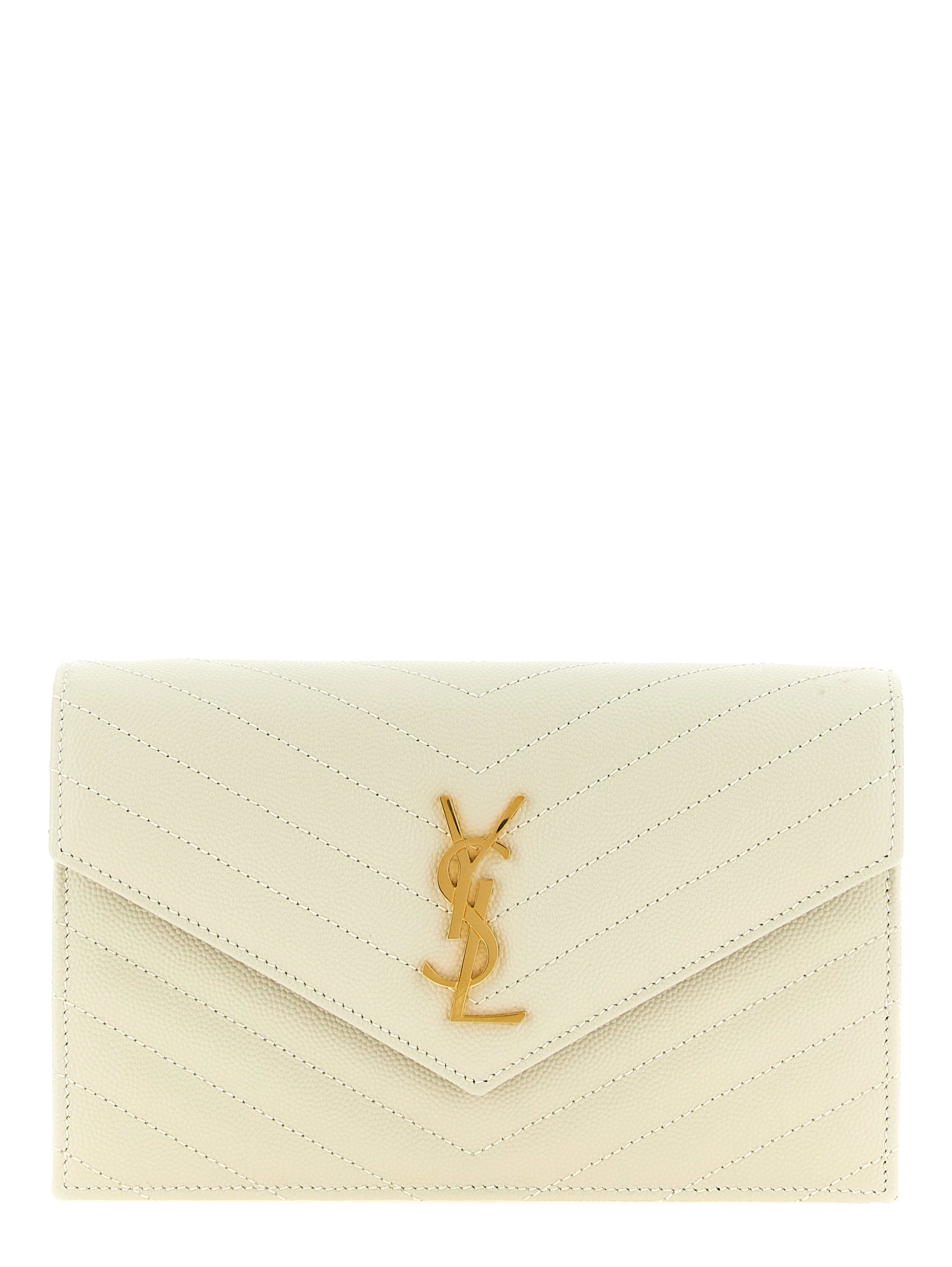 White Calfskin Clutch Bag