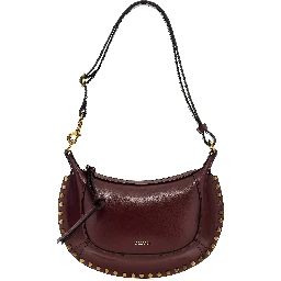 Bordeaux Cowhide Shoulder Bag