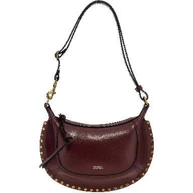Bordeaux Cowhide Shoulder Bag