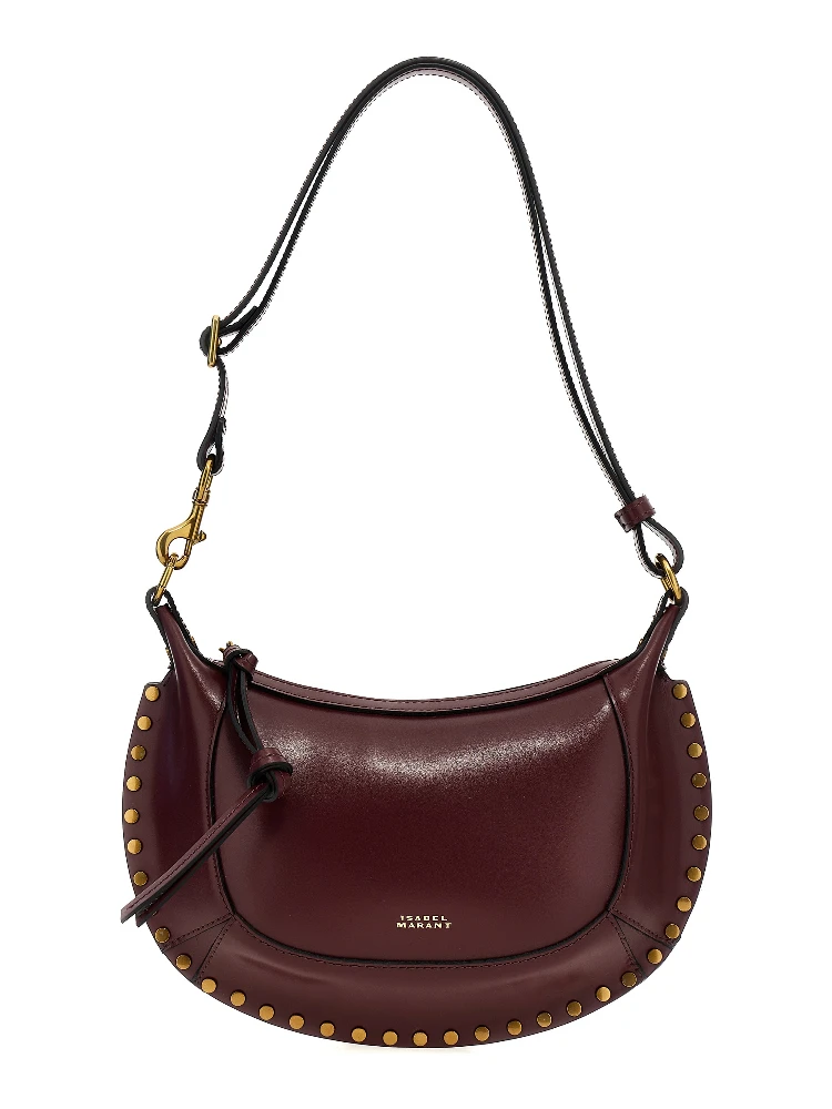 Bordeaux Cowhide Shoulder Bag