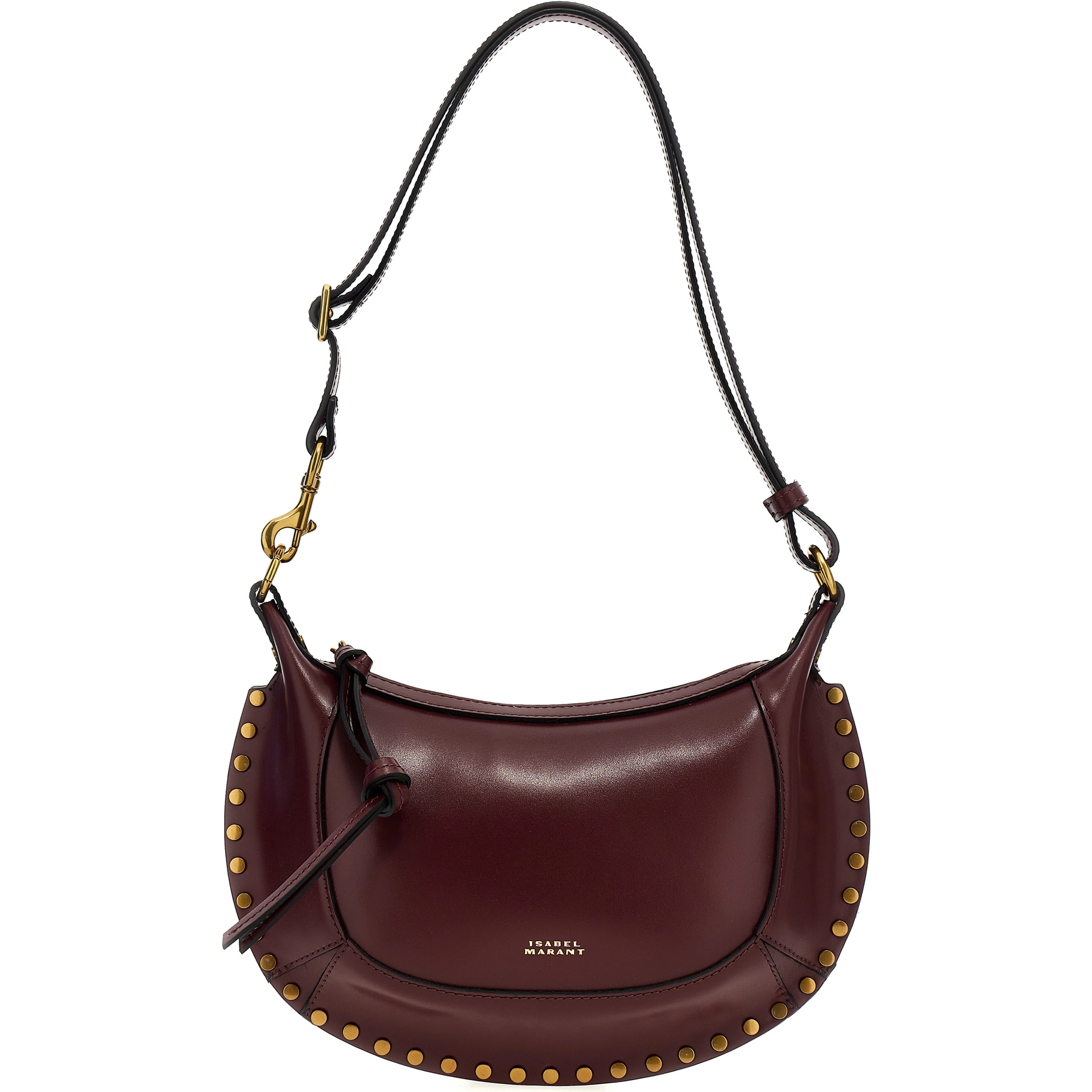 Bordeaux Cowhide Shoulder Bag