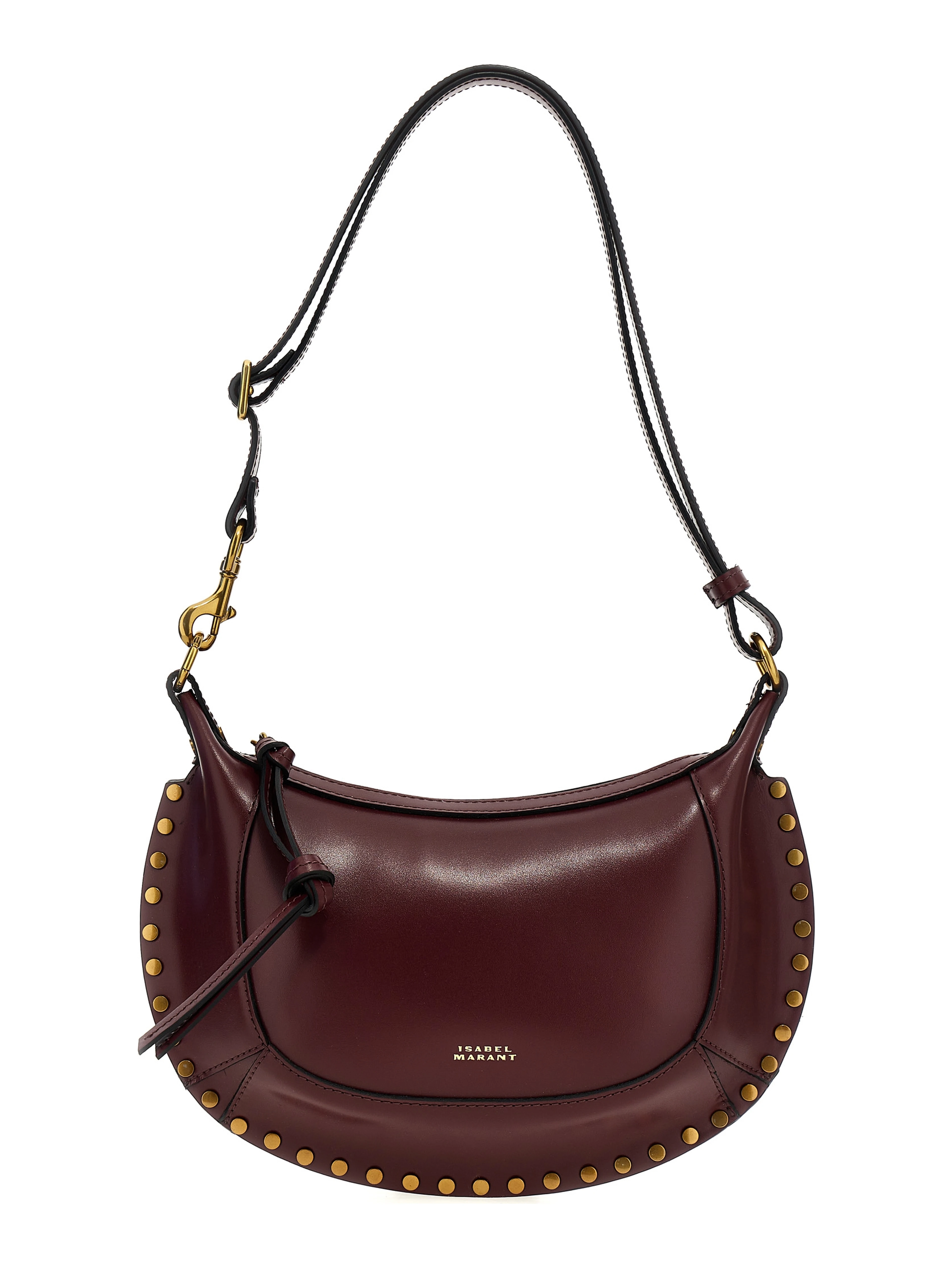 Bordeaux Cowhide Shoulder Bag