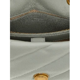 Gray Lamb Fur Crossbody Bag