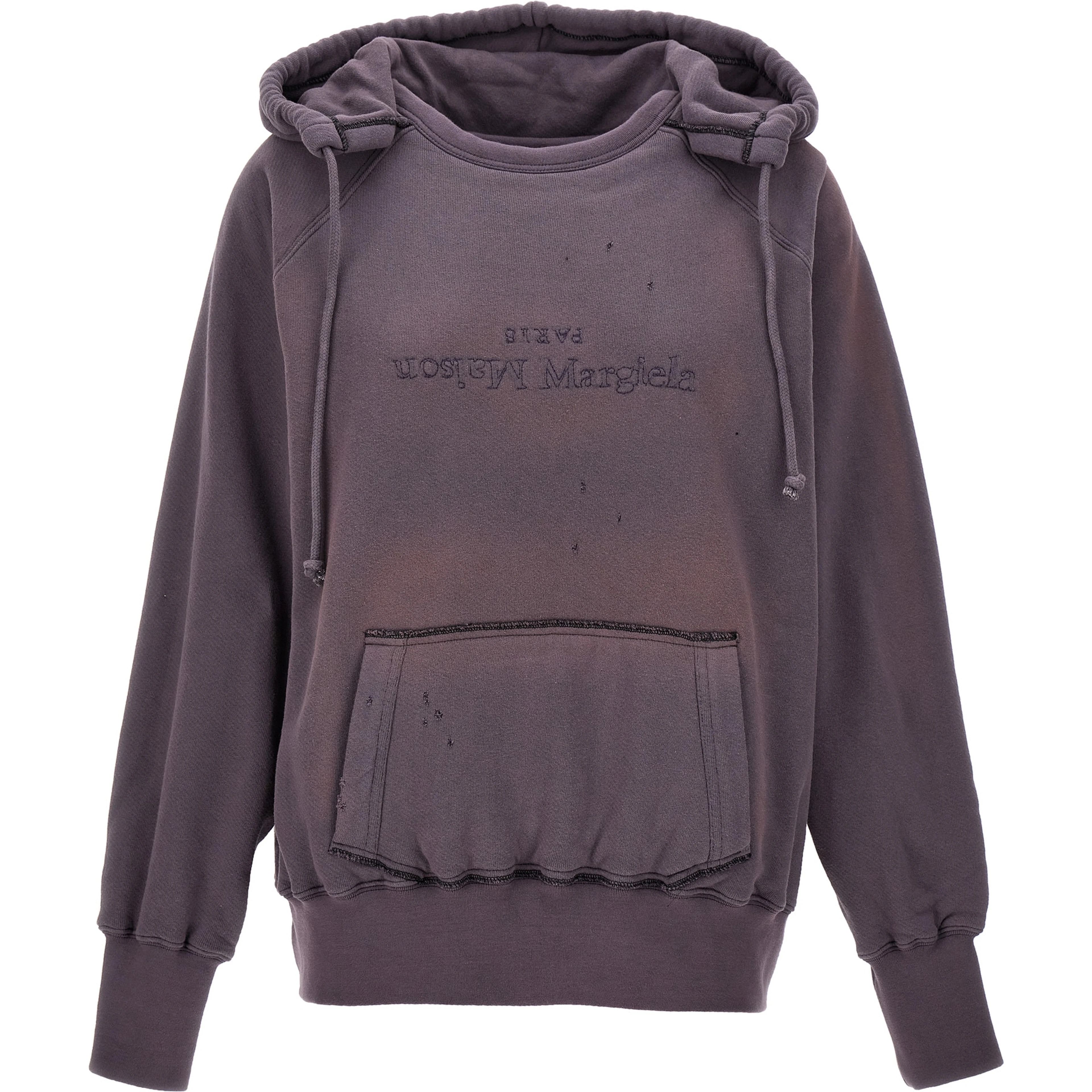 Purple Cotton Hoodie