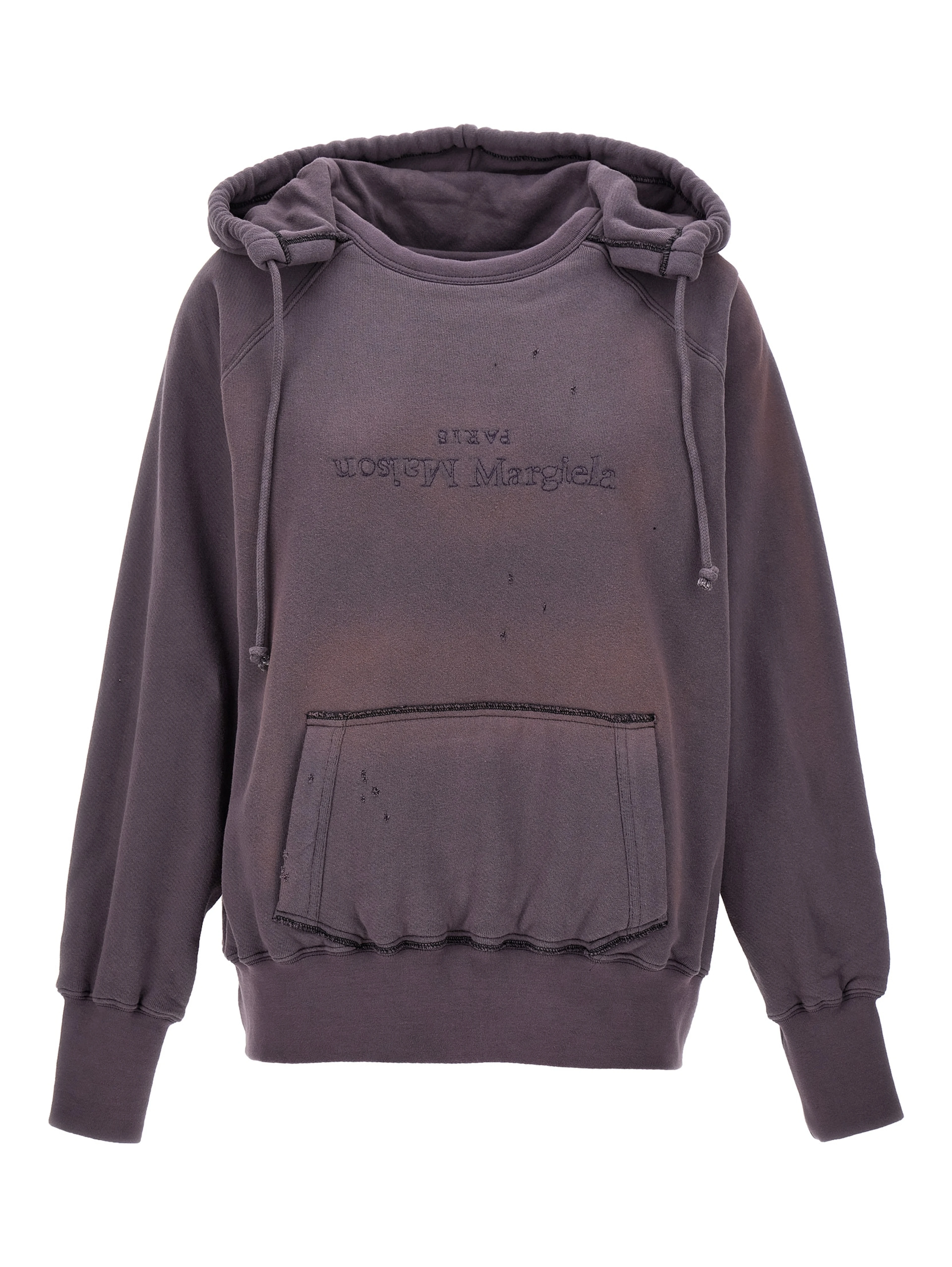 Purple Cotton Hoodie