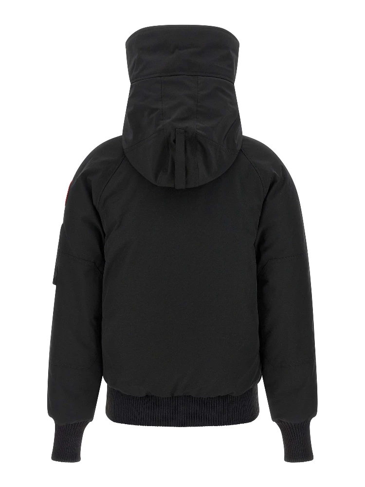 Black Polyester Bomber alternative