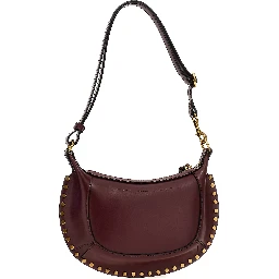 Bordeaux Cowhide Shoulder Bag