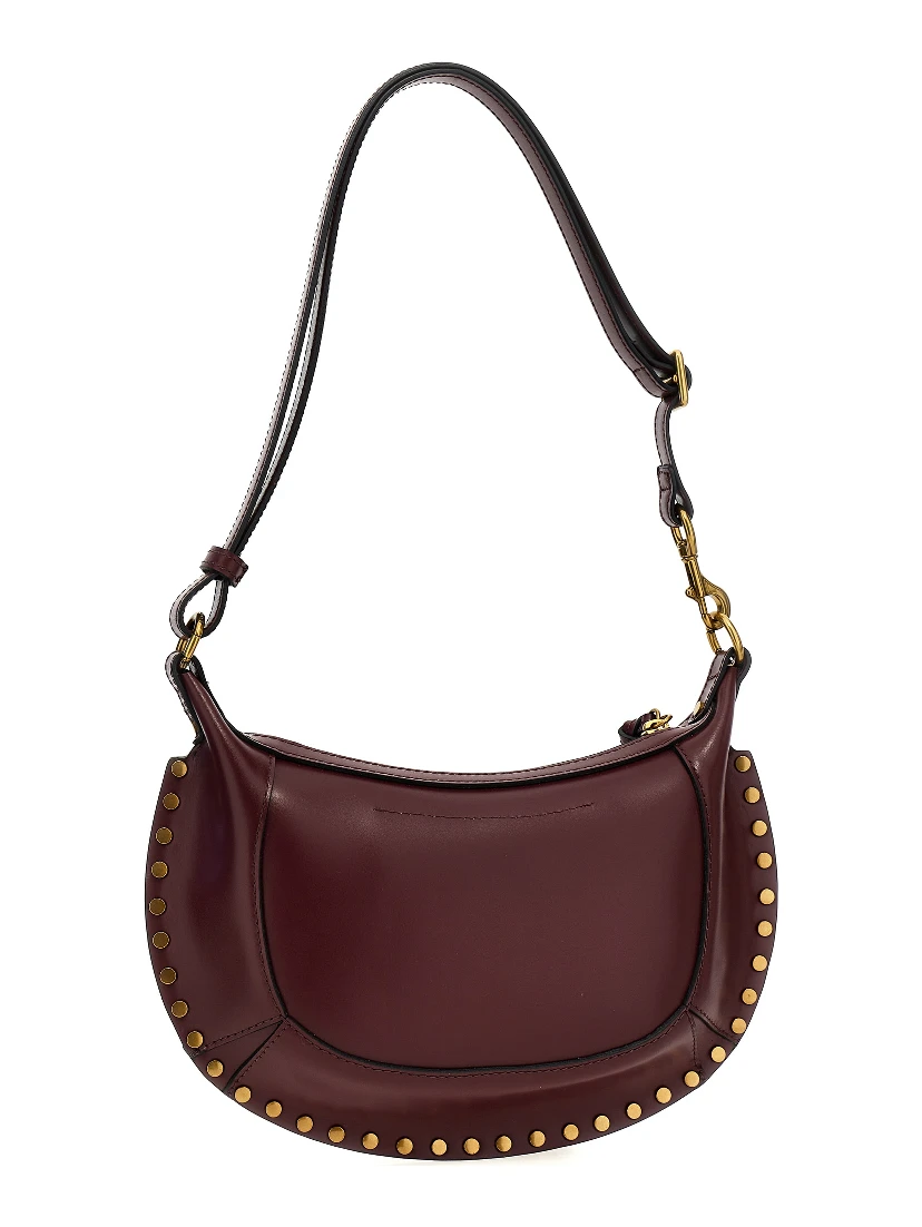 Bordeaux Cowhide Shoulder Bag
