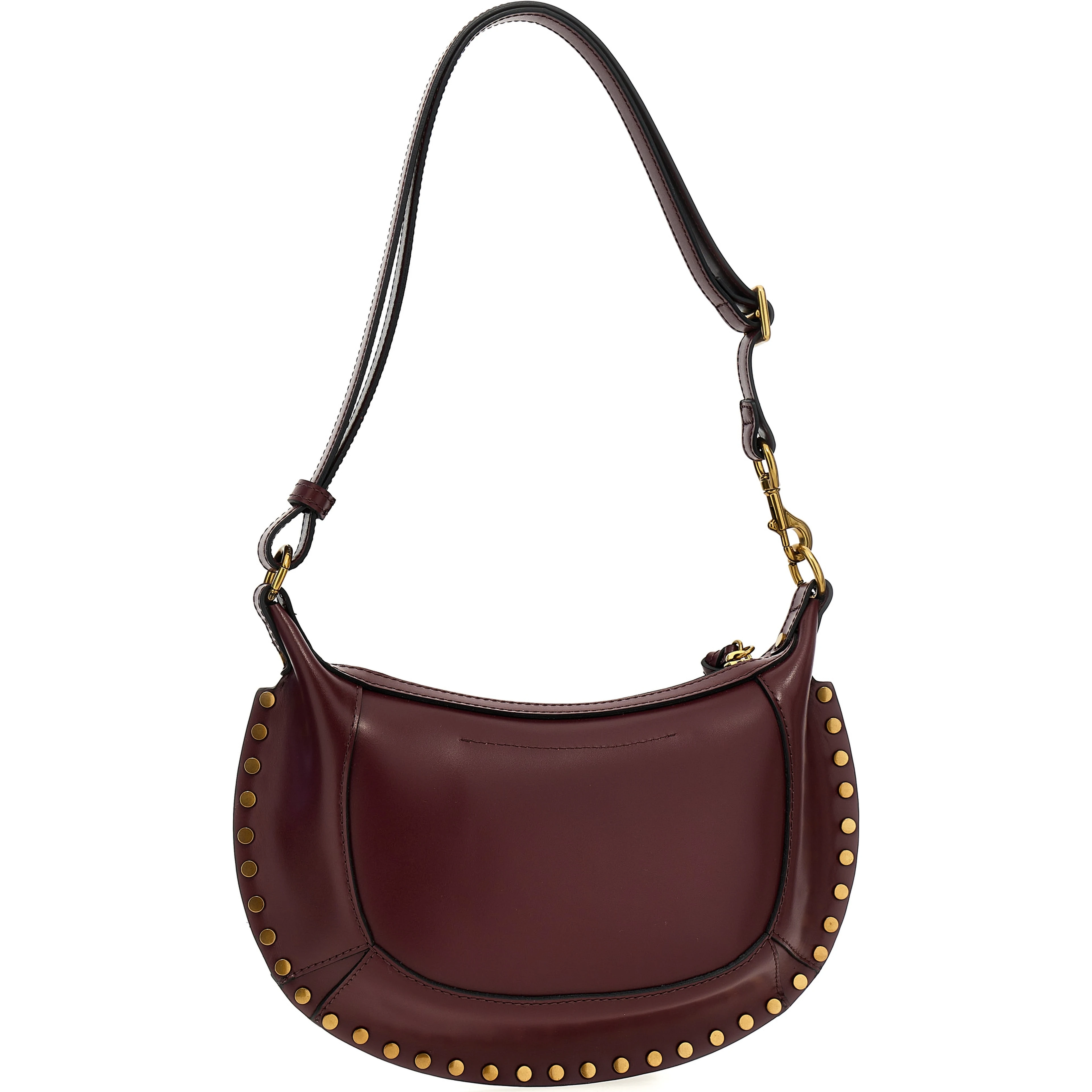 Bordeaux Cowhide Shoulder Bag