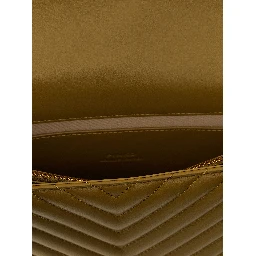 Bicolor Lambskin Crossbody Bag