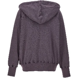 Purple Cotton Hoodie