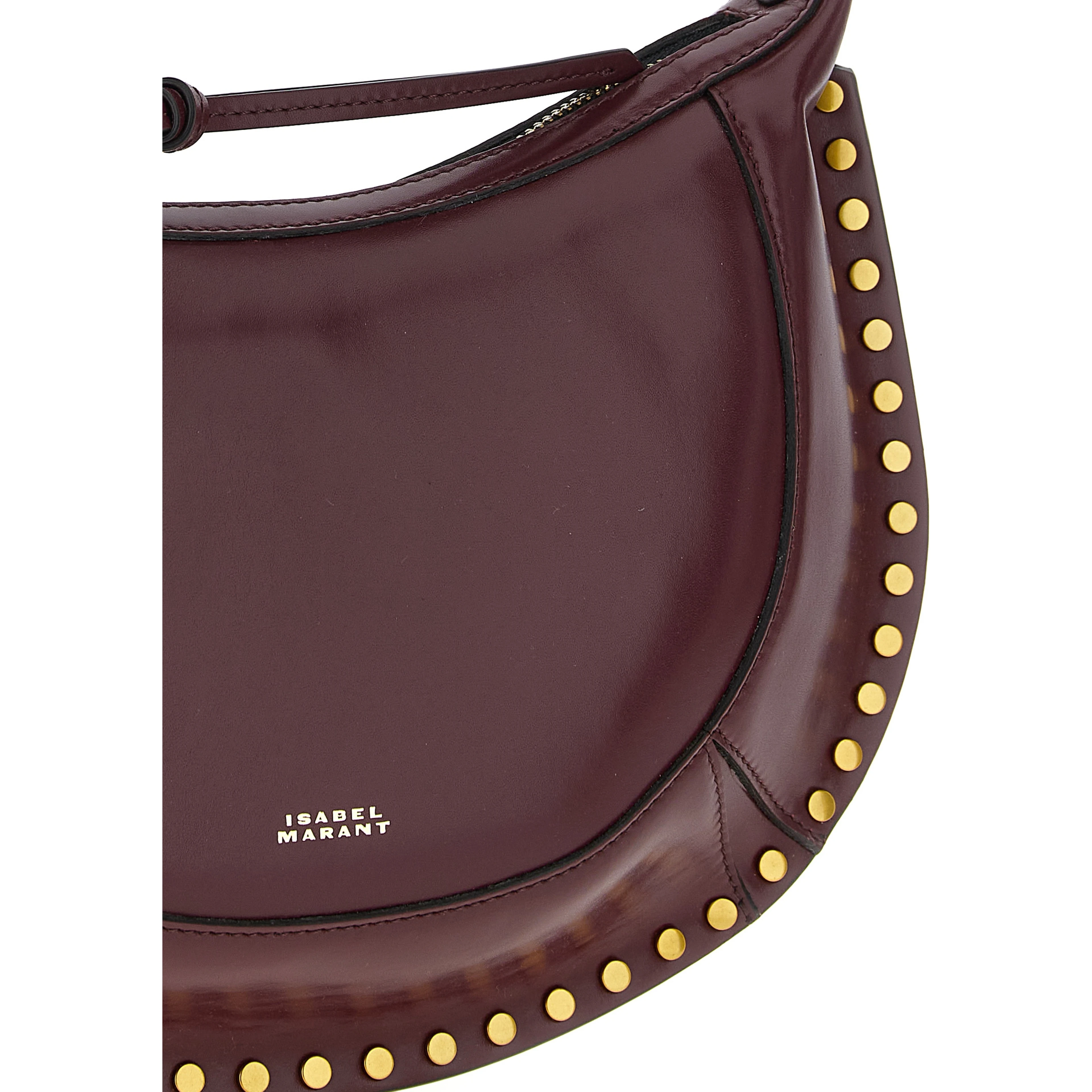 Bordeaux Calfskin Shoulder Bag