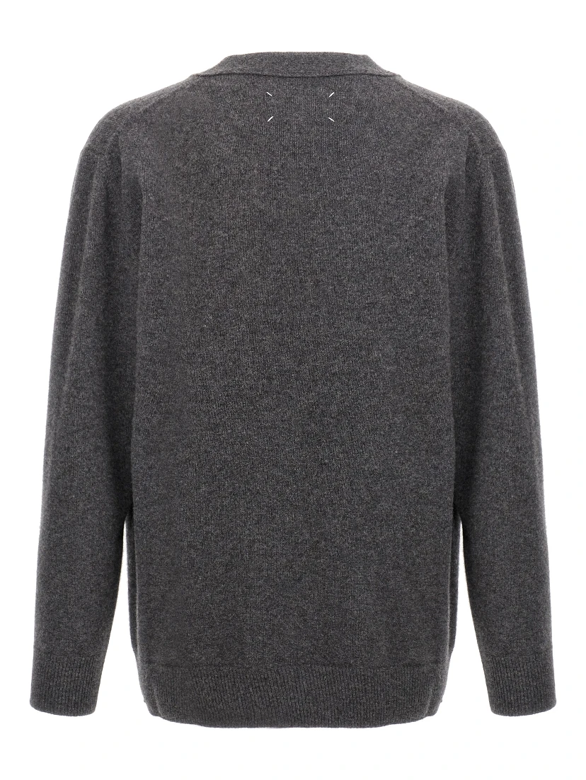 Gray Wool Cardigan