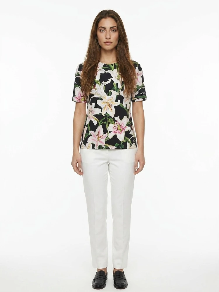Multicolor Cotton T-Shirt