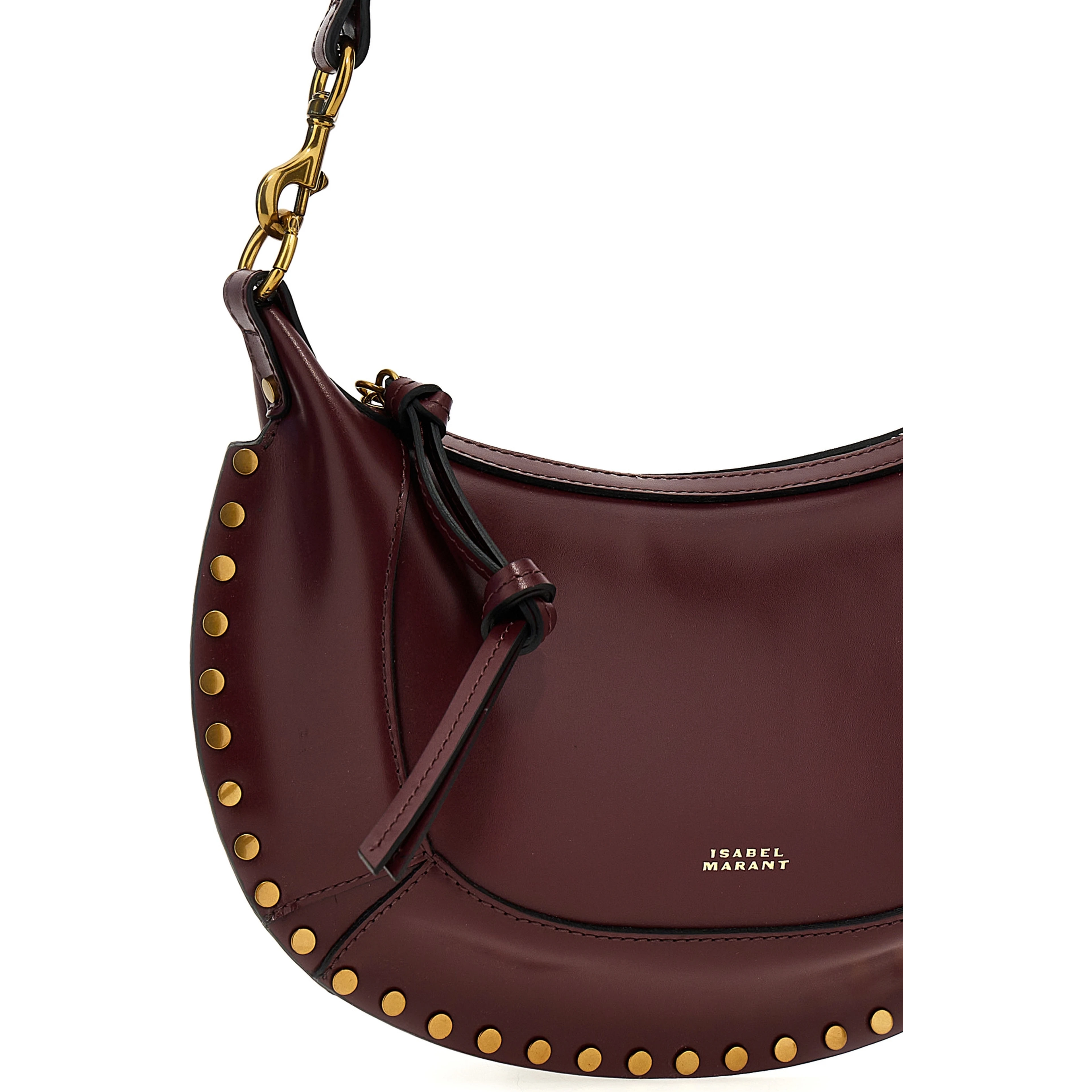 Bordeaux Cowhide Shoulder Bag
