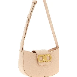 Multicolor Calfskin Shoulder Bag