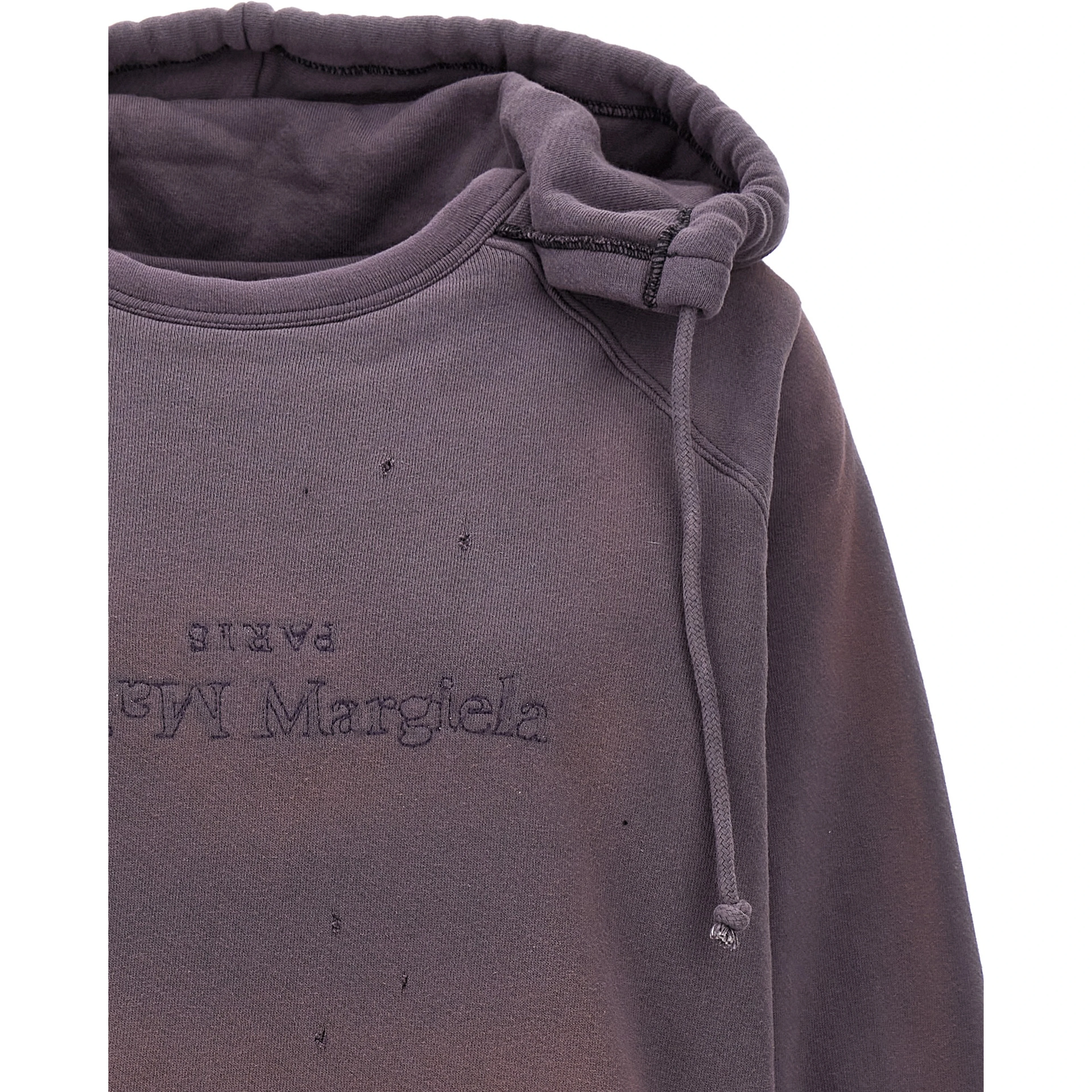 Purple Cotton Hoodie